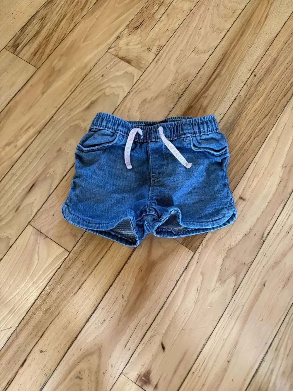 Gap Denim Toddler Blue Pull-On Shorts Size 2 Years